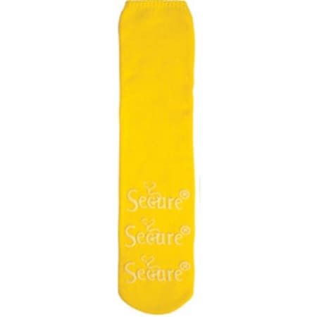 Secure SOCKS-1Y Non-Slip Socks; Yellow